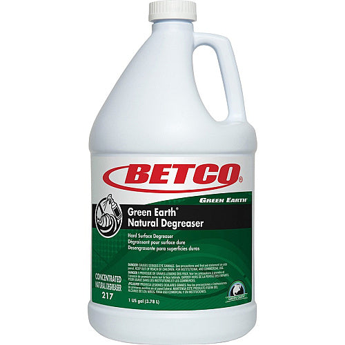 Green Earth Natural Degreaser Concentrate - 128 fl oz (4 quart) - Bio-based, Phosphate-free - Dark Green - 4 / Carton (2170400CT)