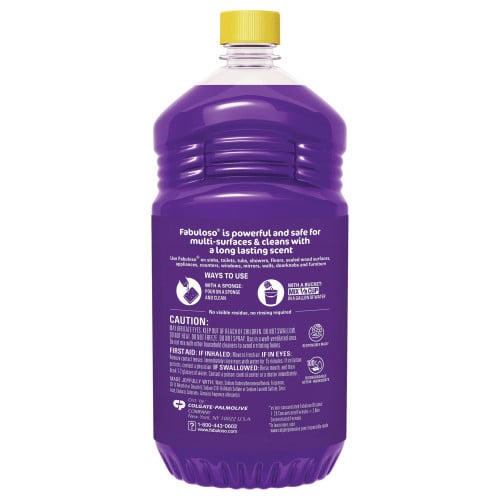 Fabuloso® Multi-use Cleaner, Lavender Scent, 56 oz Bottle (53041)