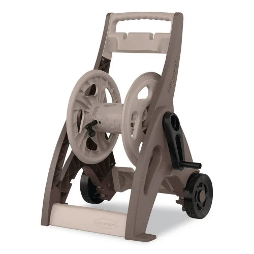 Suncast Hosemobile Hose Reel Cart, 175 ft, 24.5 x 20.5 x 32.25, Dark Taupe