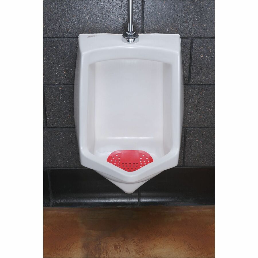 Fresh Products Deodorant Urinal Screens Flexible, Deodorizer - 12 / Box - Red (DS72CH)