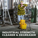 Simple Green Industrial Cleaner/Degreaser For Washable Surface - Concentrate - 128 fl oz (4 quart) - Lemon Scent - Recommended For: Coffee Remover, Lipstick Remover, Ink Remover, Grease Remover - Non-toxic - Lemon - 1 Each (14010)