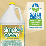 Simple Green Industrial Cleaner/Degreaser For Washable Surface - Concentrate - 128 fl oz (4 quart) - Lemon Scent - Recommended For: Coffee Remover, Lipstick Remover, Ink Remover, Grease Remover - Non-toxic - Lemon - 1 Each (14010)
