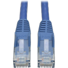Eaton Tripp Lite Series Cat6 Gigabit Snagless Molded (UTP) Ethernet Cable (RJ45 M/M), PoE, Blue, 50 ft. (15.24 m) 50 ft Category 6 Network Cable - First End: 1 x RJ-45 Network - Male - Second End: 1 x RJ-45 Network - Male - Blue - 1 Each (N201050BL)