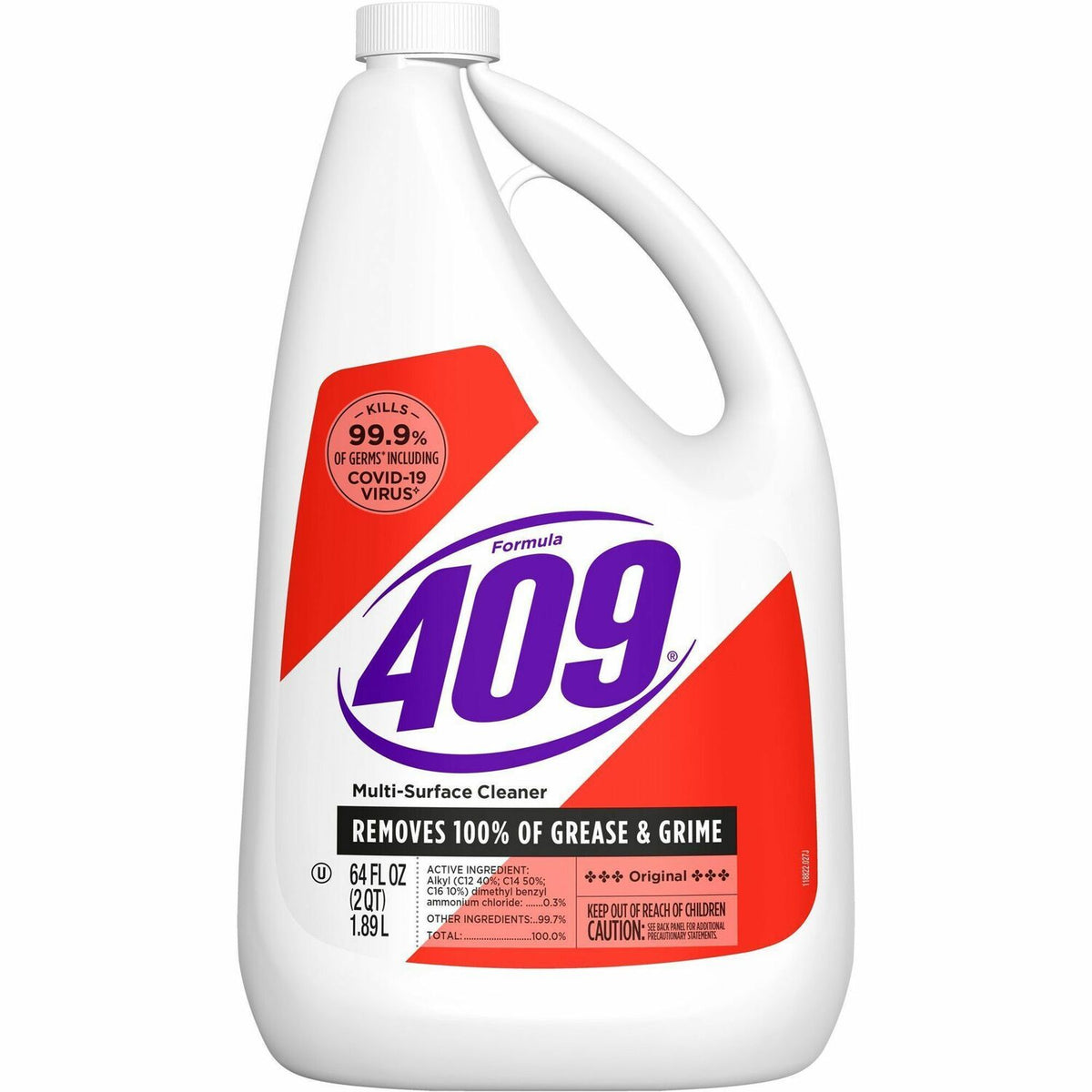 Formula 409 Multi-Surface Cleaner Refill Bottle 64 fl oz (2 quart) - Original Scent - Disinfectant, Antibacterial, Deodorize, Non-porous, Ammonia-free, Bleach-free - White - 1 Each (00636)