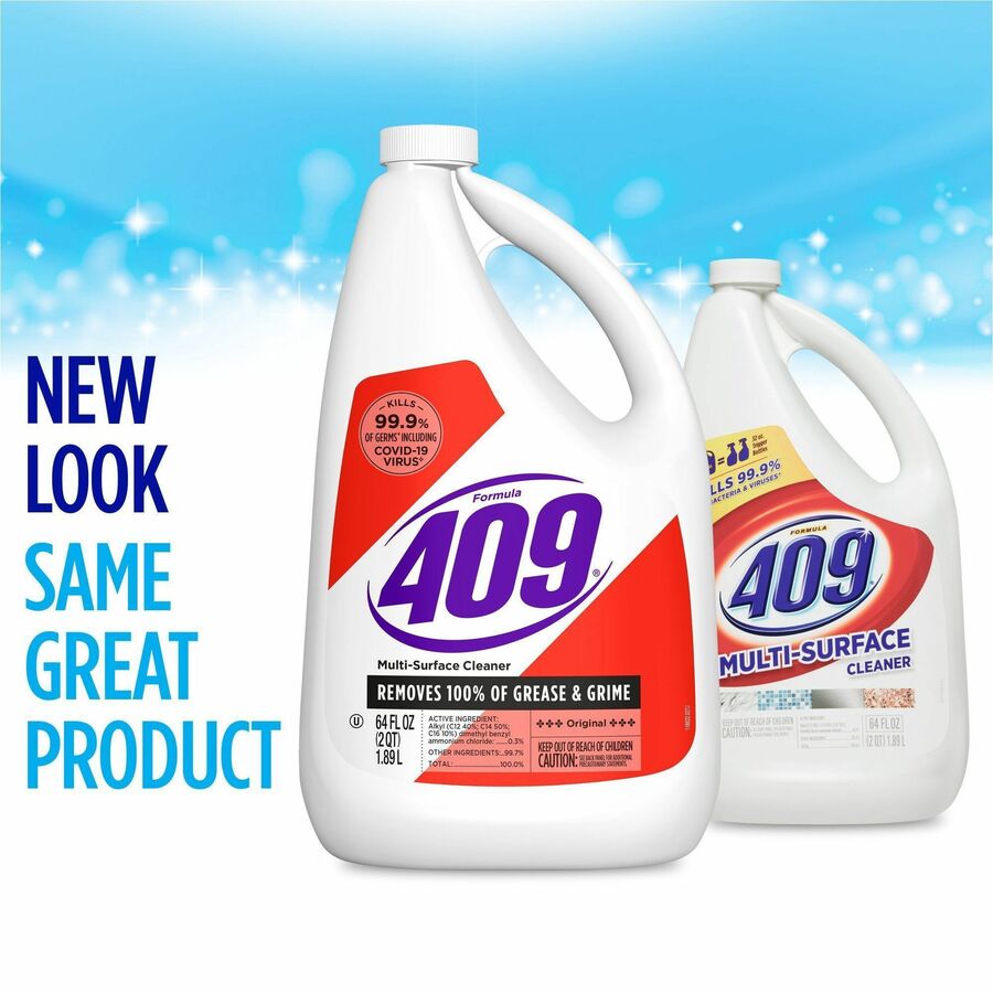 Formula 409 Multi-Surface Cleaner Refill Bottle 64 fl oz (2 quart) - Original Scent - Disinfectant, Antibacterial, Deodorize, Non-porous, Ammonia-free, Bleach-free - White - 1 Each (00636)