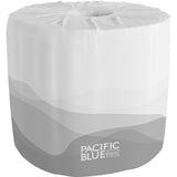 Georgia Pacific Professional Pacific Blue Basic Embossed Bathroom Tissue, Septic Safe, 1-Ply, White, 550/Roll, 80 Rolls/Carton (1988101)