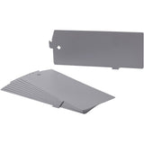 Lorell Lateral File Divider Kit 12.40" Width x 5" Height - Metal - Gray - 10 / Box (LLR60564)