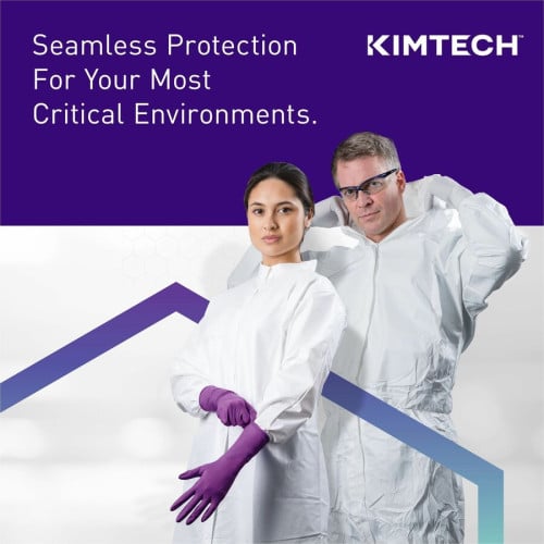 KIMTECH Purple Nitrile Exam Gloves 9.50" Glove Length - X-Large Size - For Right/Left Hand - Purple - Latex-free, Textured Fingertip, Non-sterile - For Laboratory Application, Chemotherapy - 90 / Box (55084)