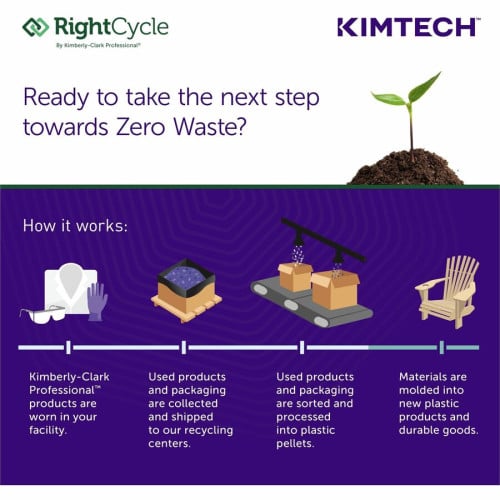 KIMTECH Purple Nitrile Exam Gloves 9.50" Glove Length - X-Large Size - For Right/Left Hand - Purple - Latex-free, Textured Fingertip, Non-sterile - For Laboratory Application, Chemotherapy - 90 / Box (55084)