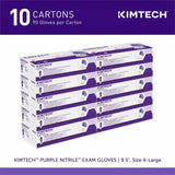 KIMTECH Purple Nitrile Exam Gloves 9.50" Glove Length - X-Large Size - For Right/Left Hand - Purple - Latex-free, Textured Fingertip, Non-sterile - For Laboratory Application, Chemotherapy - 90 / Box (55084)