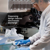 KIMTECH Delicate Task Wipers - Pop-Up Box For Laboratory - Absorbent - White/ - 100 / Box (34743)