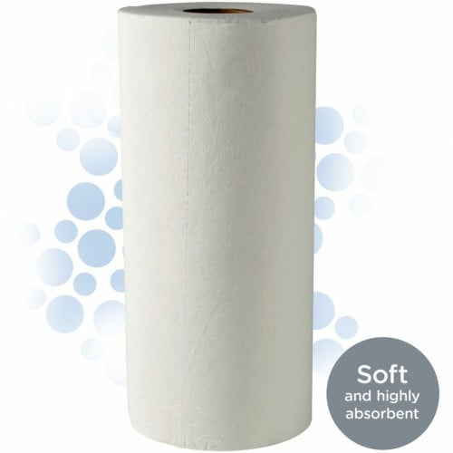 Kleenex Premier Kitchen Paper Towels 1 Ply - 10.40" Width x 11" Length - 70 Sheets/Roll - White - Paper - 1 Roll (13964)