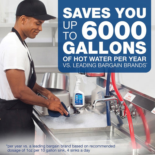 Dawn® Pro Manual Pot & Pan Detergent, Lemon Scent, 4 Gallons 128 fl oz (4 quart) - Lemon Scent - Long Lasting - Clear - 4 / Carton (57444)