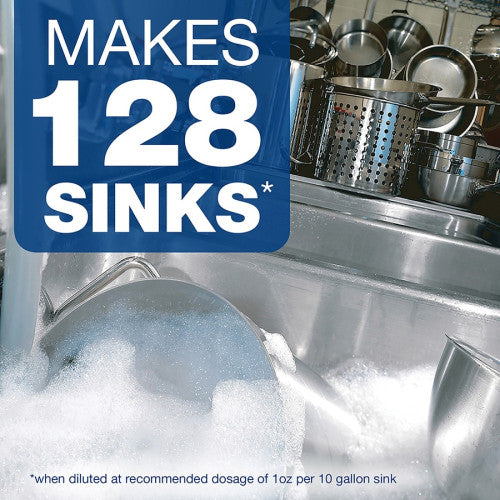 Dawn® Pro Manual Pot & Pan Detergent, Lemon Scent, 4 Gallons 128 fl oz (4 quart) - Lemon Scent - Long Lasting - Clear - 4 / Carton (57444)