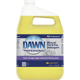 Dawn® Pro Manual Pot & Pan Detergent, Lemon Scent, 4 Gallons 128 fl oz (4 quart) - Lemon Scent - Long Lasting - Clear - 4 / Carton (57444)