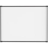 Lorell Magnetic Dry-erase Board 48" (4 ft) Width x 36" (3 ft) Height - Aluminum Steel Frame - Rectangle - Magnetic - Marker Tray - 1 Each (LLR52512)