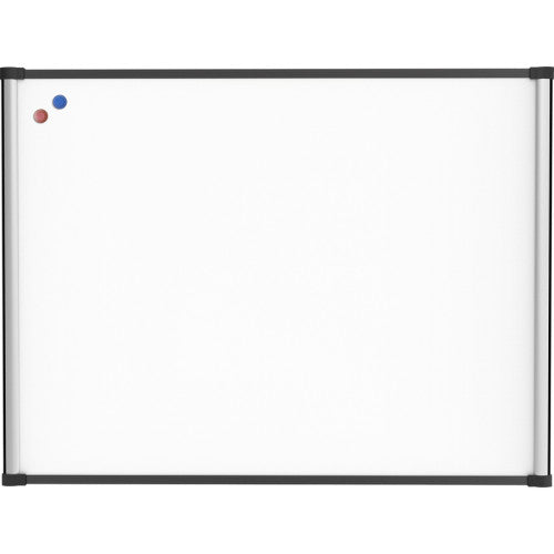 Lorell Magnetic Dry-erase Board 48" (4 ft) Width x 36" (3 ft) Height - Aluminum Steel Frame - Rectangle - Magnetic - Marker Tray - 1 Each (LLR52512)