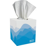 Pacific Blue Select Facial Tissue by GP Pro - Cube Box 2 Ply - 7.65" Width x 8.85" Length - White - 100/Box - 36 / Carton (46200CT)