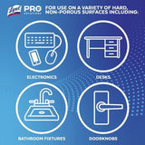 Lysol® Disinfecting Wipes, Lemon Lime, 80 Wipes, 4 Canisters Lemon Lime Scent - Pre-moistened, Antibacterial, Disinfectant - White - 80/Tub - 4 / Pack (90641)