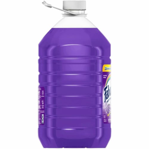 Fabuloso® All Purpose Cleaner, Lavender, 169 oz., 3 Bottles For Multipurpose - 169 fl oz (5.3 quart) - Fresh, Lavender Scent - Recommended For: Grease Remover, Soil Remover - Residue-free, pH Neutral, Child Safety Cap - Purple Bottle - 3 / (153122CT)