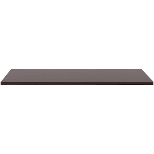 Lorell Training Tabletop Espresso Rectangle, Laminated Top - Adjustable Height - 48" Table Top Length x 24" Table Top Width x 1" Table Top Thickness - Assembly Required - 1 Each (LLR59639)