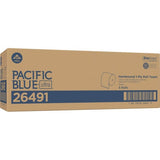 Pacific Blue Ultra High-Capacity Recycled Paper Towel Rolls 7.87" Width x 1150 ft Length - White - 3 Rolls Per Carton - 3 / Carton (26491)