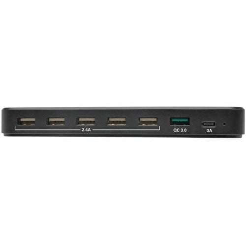 Eaton Tripp Lite Series 7-Port USB Charging Station with Quick Charge 3.0, USB-C Port, Device Storage, 5V 4A (60W) USB Charge Output 60 W - 230 V AC, 120 V AC Input - 5 V DC Output - 3 A - 1 Each (U280007CQCST)