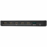 Eaton Tripp Lite Series 7-Port USB Charging Station with Quick Charge 3.0, USB-C Port, Device Storage, 5V 4A (60W) USB Charge Output 60 W - 230 V AC, 120 V AC Input - 5 V DC Output - 3 A - 1 Each (U280007CQCST)