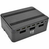 Eaton Tripp Lite Series 7-Port USB Charging Station with Quick Charge 3.0, USB-C Port, Device Storage, 5V 4A (60W) USB Charge Output 60 W - 230 V AC, 120 V AC Input - 5 V DC Output - 3 A - 1 Each (U280007CQCST)