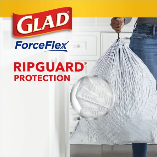 Glad ForceFlex Tall Kitchen Drawstring Trash Bags (78564)