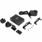 Eaton Tripp Lite Series 2-Port HDMI Splitter - HDCP 2.2, 4K @ 60 Hz, HDR, TAA 3840 × 2160 - 22.97 ft Maximum Operating Distance - 1 x HDMI In - 2 x HDMI Out - Metal - TAA Compliant (B118002UHD2)