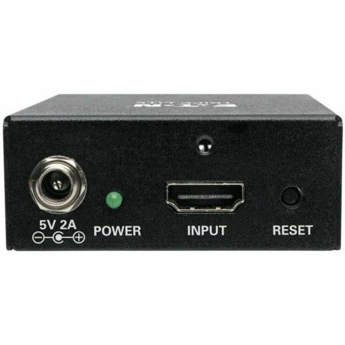Eaton Tripp Lite Series 2-Port HDMI Splitter - HDCP 2.2, 4K @ 60 Hz, HDR, TAA 3840 × 2160 - 22.97 ft Maximum Operating Distance - 1 x HDMI In - 2 x HDMI Out - Metal - TAA Compliant (B118002UHD2)
