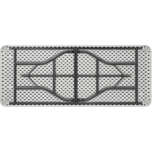 Lorell Ultra-Lite Banquet Table Light Gray Rectangle Top - Dark Gray Base - 600 lb Capacity - 72" Table Top Width x 30" Table Top Depth x 2" Table Top Thickness - 29" Height - Indoor - Gray - High-density Polyethylene (HDPE) Top Material - 1 Ea (LLR66655)