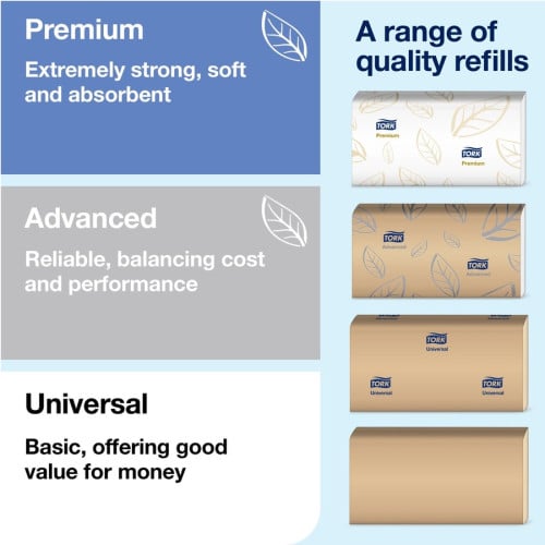 Tork® Xpress Countertop Hand Towel Dispenser, Black Multifold Dispenser - 7.9" Height x 12.7" Width x 4.6" Depth - Plastic - Black - Compact, Lockable - 1 Each (302028)