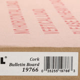 Lorell Bulletin Board 18" Board Height x 24" Board Width - Cork Surface - Long Lasting, Warp Resistant - Brown Oak Frame - 1 Each (LLR19766)