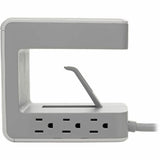 Eaton Tripp Lite Series 6-Outlet Surge Protector w/2 USB-A (4.8A Shared) & 1 USB-C (3A) - 8 ft. (2.43 m) Cord, 1080 Joules, Desk Clamp 6 x NEMA 5-15R, 2 x USB - 1800 VA - 1080 J - 120 V AC Input - 8 ft (TLP648USBC)