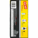 Glad ForceFlexPlus Large Drawstring Trash Bags Large Size - 30 gal Capacity - 0.90 mil (23 Micron) Thickness - Drawstring Closure - Black - Home, Office, Can - 25/Box - 6 / Carton (70359CT)