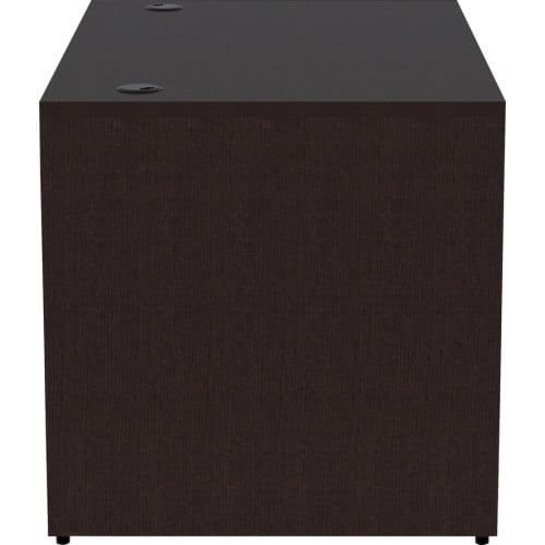 Lorell Essentials Series Rectangular Desk Shell 29.5" Height x 48" Width x 30" Depth Desk Shell, x 1" Thickness Top - Finish: Espresso (LLR18209)