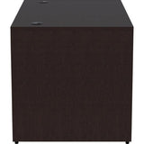 Lorell Essentials Series Rectangular Desk Shell 29.5" Height x 48" Width x 30" Depth Desk Shell, x 1" Thickness Top - Finish: Espresso (LLR18209)