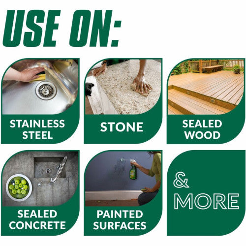 Simple Green All-Purpose Concentrated Cleaner For School, Government Facilities, University - Concentrate - Liquid - 32 fl oz (1 quart) - Original Scent - Non-abrasive, Non-flammable - Green - 1 Each (13033)