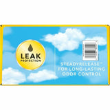 Glad ForceFlex Tall Kitchen Drawstring Trash Bags Fresh Clean with Febreze Freshness - 13 gal Capacity - 25.38" Length x 23.75" Width x 0.72 mil (18 Micron) Thickness - Drawstring Closure - White - Home, Office/ - 110 / Box (78563)