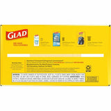 Glad ForceFlex Tall Kitchen Drawstring Trash Bags Gain Original with Febreze Freshness - 13 gal Capacity - 33.75 ft Length x 25.38 ft Width x 0.72 mil (18 Micron) Thickness - Drawstring Closure - White - Home, Office, Kitchen, Breakroom - 110 / Bo (79114)