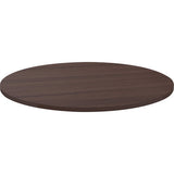 Lorell Essentials Conference Tabletop Espresso Round Top - Contemporary Style - 1" Table Top Thickness x 48" Table Top Diameter - Assembly Required - 1 Each (LLR18256)