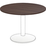 Lorell Essentials Conference Tabletop Espresso Round Top - Contemporary Style - 1" Table Top Thickness x 48" Table Top Diameter - Assembly Required - 1 Each (LLR18256)