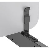 Lorell Acoustic Desktop Privacy Panel 47.2" Width x 23.6" Height - Polyester Fiber - Light Gray - 1 Each (LLR25961)