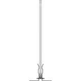 Lorell Acoustic Desktop Privacy Panel 47.2" Width x 23.6" Height - Polyester Fiber - Light Gray - 1 Each (LLR25961)