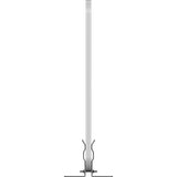 Lorell Acoustic Desktop Privacy Panel 47.2" Width x 23.6" Height - Polyester Fiber - Light Gray - 1 Each (LLR25961)