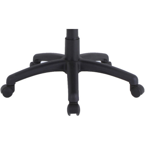 Lorell Mesh Back Task Chair Fabric Seat Material - Mesh Back Material - 5-star Base - Black - 1 Each (LLR84876)