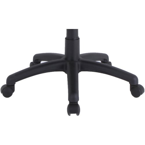 Lorell Mesh Back Task Chair Fabric Seat Material - Mesh Back Material - 5-star Base - Black - 1 Each (LLR84876)