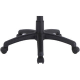 Lorell Mesh Back Task Chair Fabric Seat Material - Mesh Back Material - 5-star Base - Black - 1 Each (LLR84876)